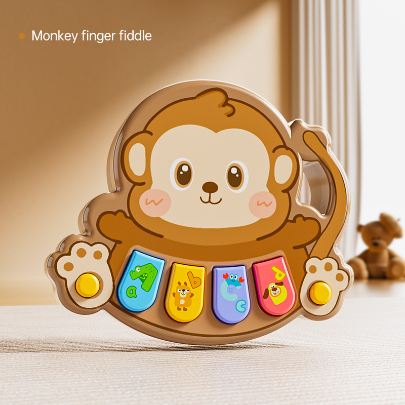 AYL Elektronička klavijatura-igračka za bebe s motivom lava, plastika, uzrast 0-3 godina, interaktivno edukativno klavijatura