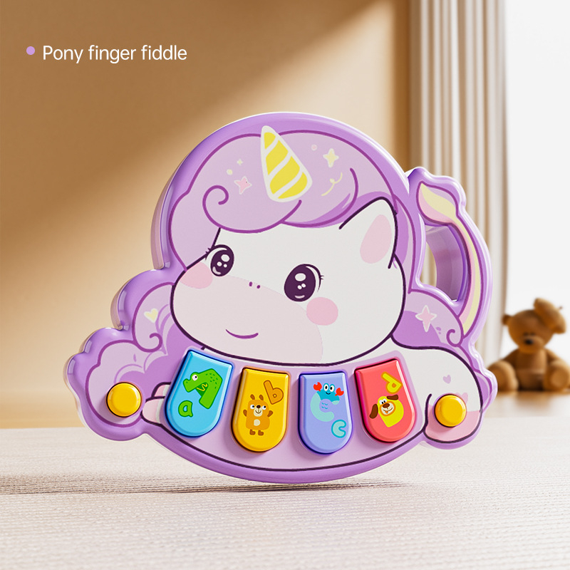 AYL Elektronička klavijatura-igračka za bebe s motivom lava, plastika, uzrast 0-3 godina, interaktivno edukativno klavijatura