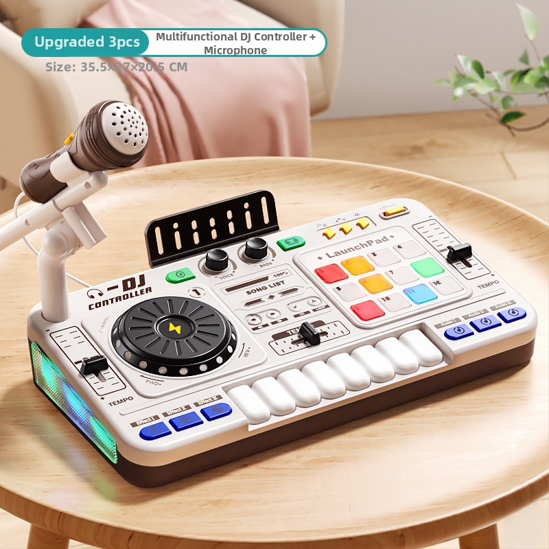 Pian educațional pentru copii cu 37 clape, jucărie muzicală multifuncțională, destinat copiilor 7–14 ani