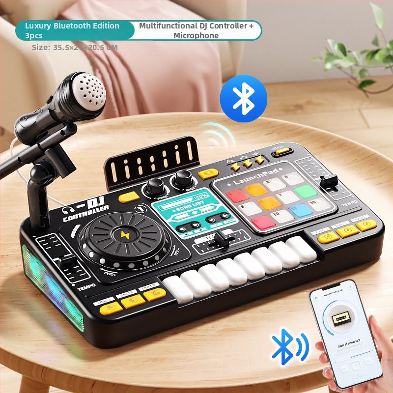 Pian educațional pentru copii cu 37 clape, jucărie muzicală multifuncțională, destinat copiilor 7–14 ani