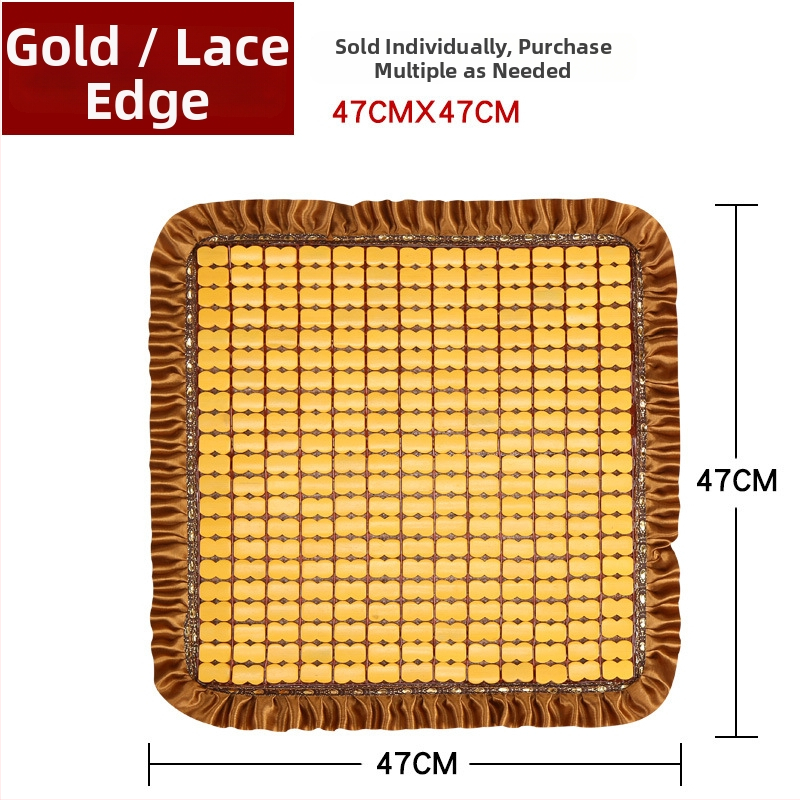 Podložka na sedadlo auta – chladná a priedušná, z bambusových čipov, monolitická konštrukcia, vhodná do auta a kancelárskeho kresla