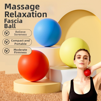 mingea de yoga din silicon – minge solidă fascială pentru Pilates și masajul talpilor, fitness în interior, 150 g