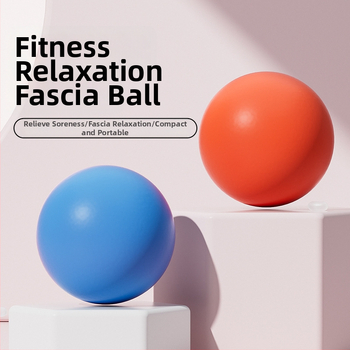 mingea de yoga din silicon – minge solidă fascială pentru Pilates și masajul talpilor, fitness în interior, 150 g