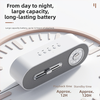 Boxă Bluetooth cu redare pe card TF/USB, difuzor mini cu două difuzoare, Bluetooth 5.0, IPx3, baterie încorporată de 1500mAh