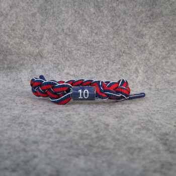 Фенска гривна за футболни фенове: плетена въженa гривна с Меси, Роналдо и Неймар