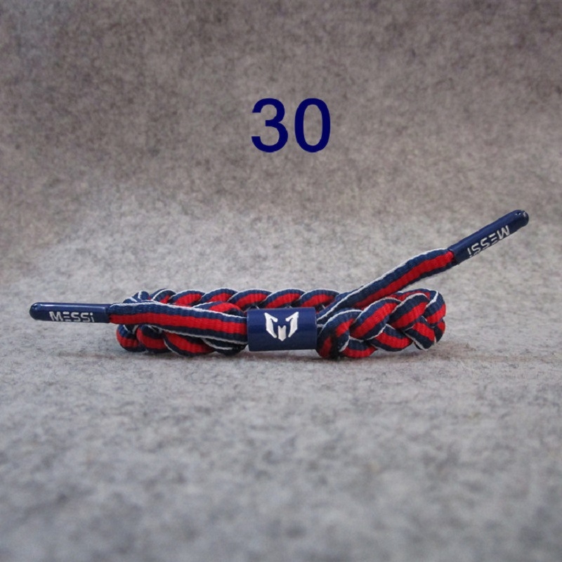 Фенска гривна за футболни фенове: плетена въженa гривна с Меси, Роналдо и Неймар