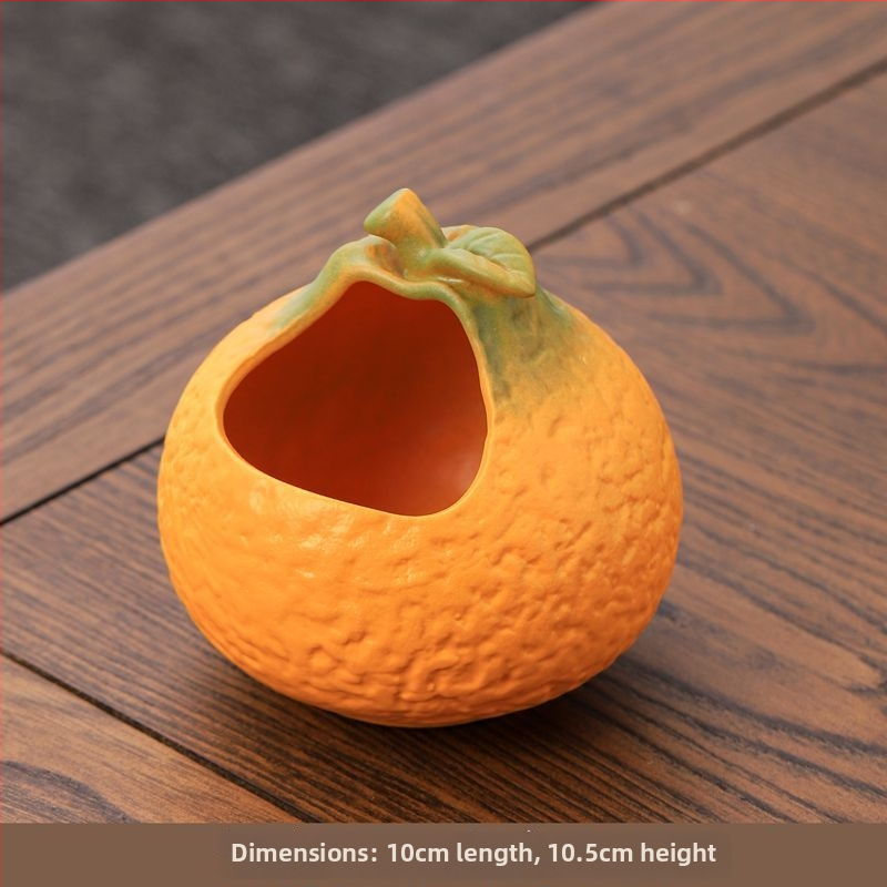 Cenușar ceramic cu capac pentru masă de cafea acasă, piesă decorativă, rezistent la vânt și praf; material: ceramică; origine: Dehua; stil: simplu