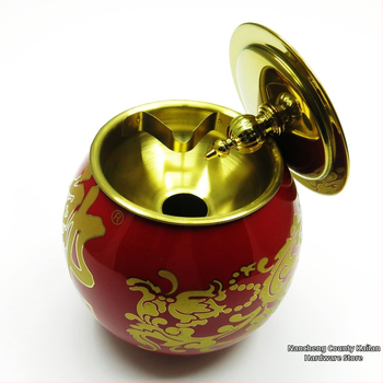 Capac din oțel inoxidabil pentru scrumiera de sticlă de vin, personalizabil, rezistent la vânt și praf