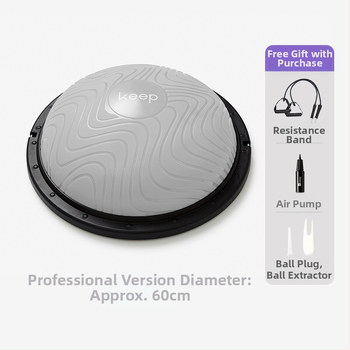 minge de yoga din ABS, minge de naștere semi-circulară îngroșată pentru yoga, pilates acasă și modelare corporală