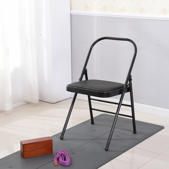 Iyengar joga stolica s PU površinom – pomoćna stolica za jogu i pilates