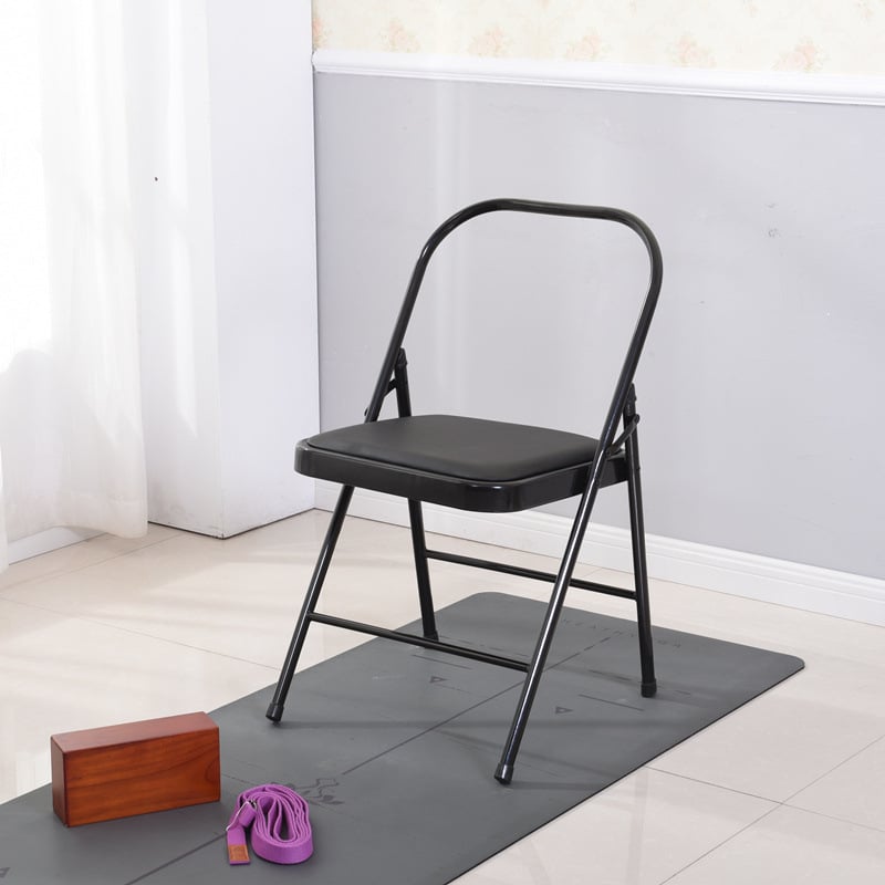 Iyengar joga stolica s PU površinom – pomoćna stolica za jogu i pilates