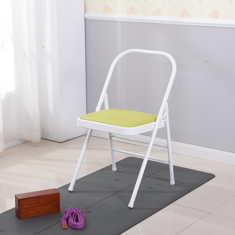 Iyengar joga stolica s PU površinom – pomoćna stolica za jogu i pilates