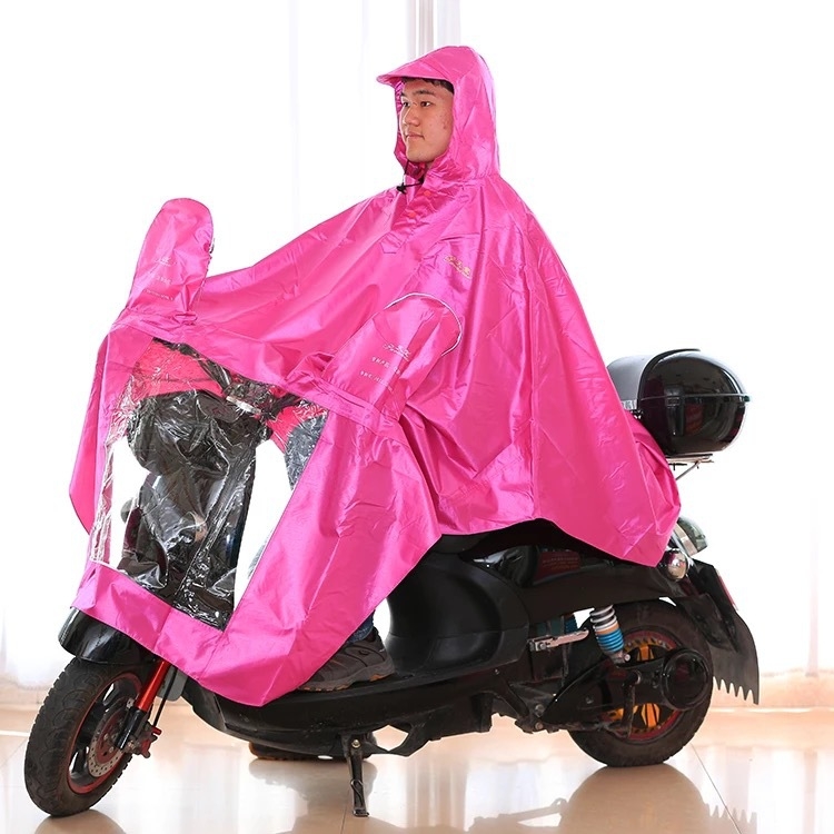 Унисекс пончо за мотоциклет от Oxford плат, дебел водоустойчив PVC слой, за един възрастен