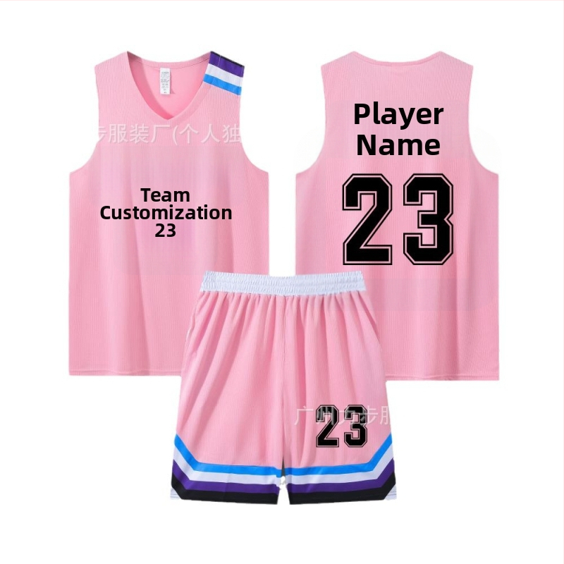 Set tricou și șort baschet, croială cu umeri îngusti, all-season, unisex, material 100% poliester cu căptușeală