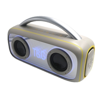 Difuzor Bluetooth TG458 cu iluminare LED, portabil pentru exterior, 30W, 2 x difuzoare Hi‑Fi, baterie încorporată 2000–4000 mAh, răspuns în frecvență 100 Hz–20 kHz