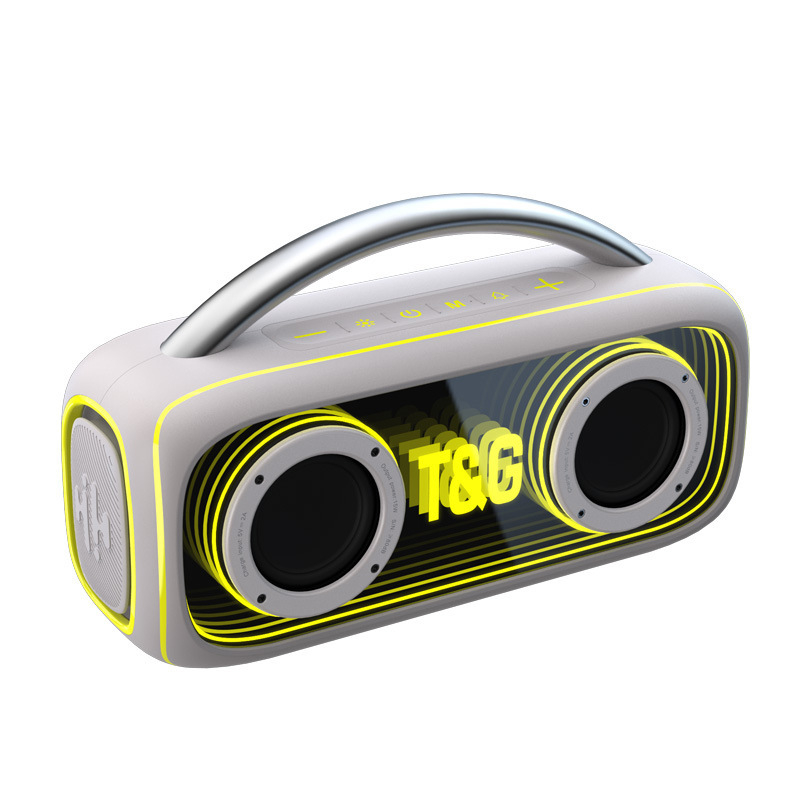 Difuzor Bluetooth TG458 cu iluminare LED, portabil pentru exterior, 30W, 2 x difuzoare Hi‑Fi, baterie încorporată 2000–4000 mAh, răspuns în frecvență 100 Hz–20 kHz