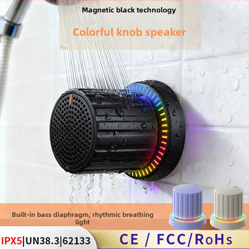 Difuzor Bluetooth mini portabil cu IPX5, 3W, Bluetooth 5.3, interval de frecvență 100 Hz–20 kHz, rază 10 m
