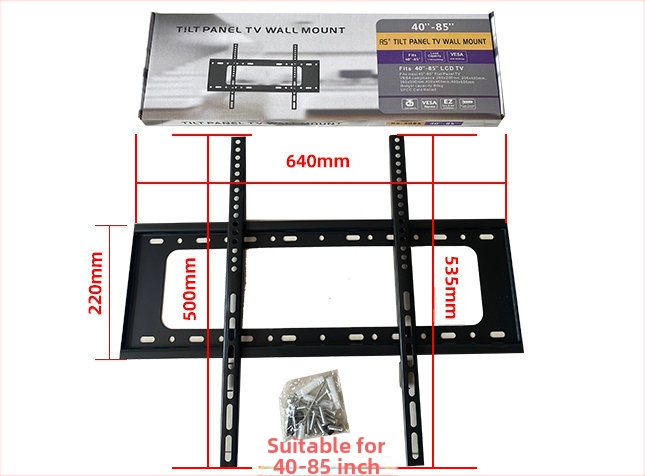 Suport TV LCD montat pe perete, cu două niveluri, încărcare peste 15 kg, construcție din fier, compatibil VESA 200×200 / 400×400 / 600×400