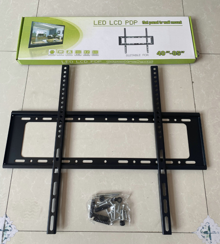 Suport TV LCD montat pe perete, cu două niveluri, încărcare peste 15 kg, construcție din fier, compatibil VESA 200×200 / 400×400 / 600×400
