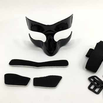 Баскетболна защитна маска за лице с носозащита, PC материал, персонализиране и принтиране на лого.