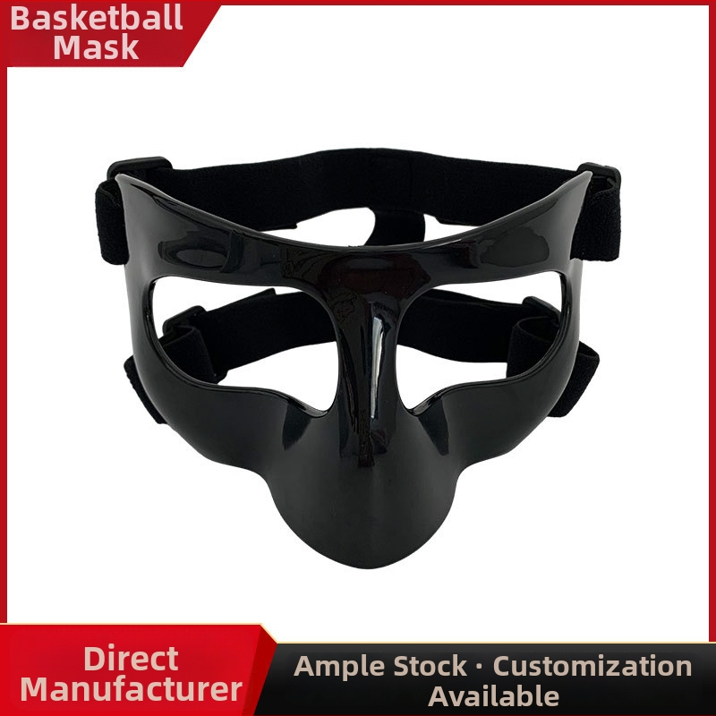 Basketbalová ochranná maska na tvár s nosovým štítom, PC materiál, možnosť prispôsobenia a tlač loga.