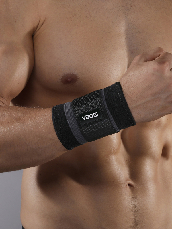 VBOSI нейлонова киткова протекторна лента за възрастни – защитна китка за баскетбол, тенис, бокс и други спортове