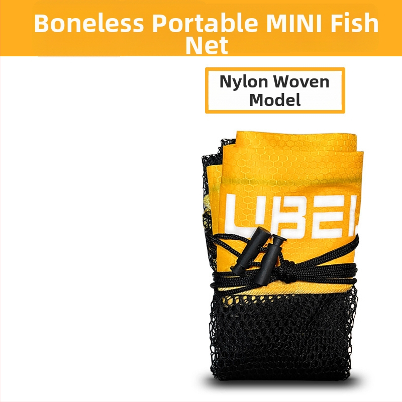 Geantă din plasă de pescuit, portabilă, mini, uscare rapidă; Brand AUBELO, Material: Plasă