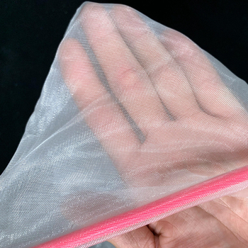 Plasă de pescuit cu mâner din lemn, inel metalic și plasă din nylon, ochi mici pentru pescuit în aer liber