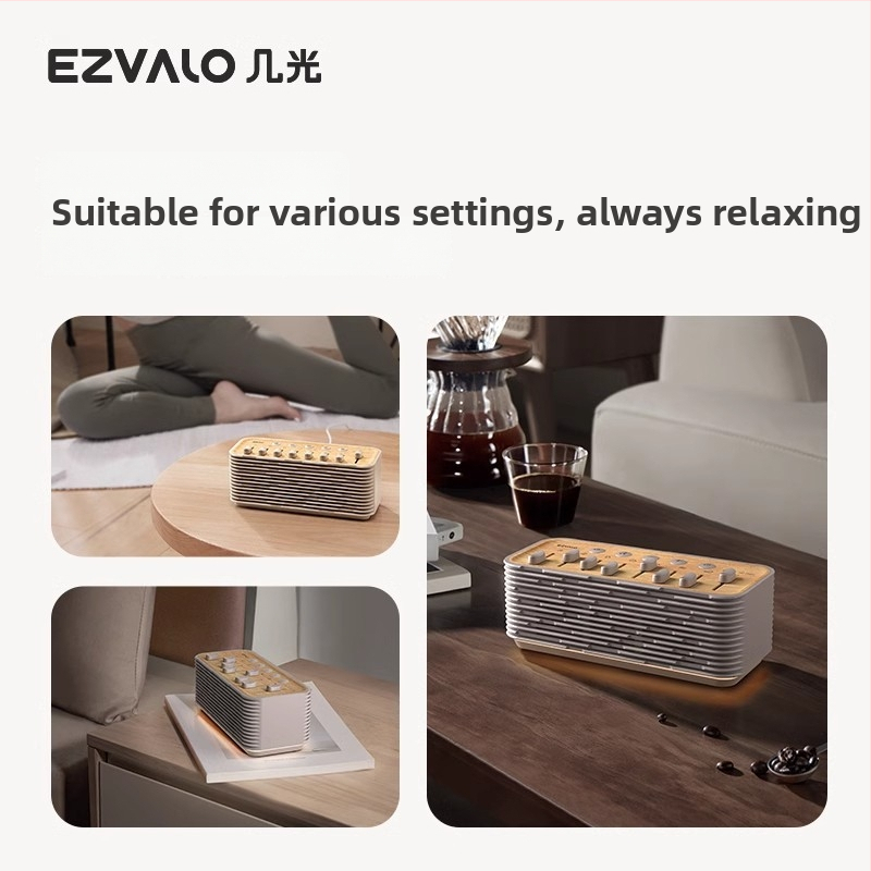 Difuzor Bluetooth wireless cu sunete din natură și relaxare prin zgomot alb, moduri de scenă, baterie încorporată 2000–4000 mAh, 20 W, 100 Hz–20 kHz, SNR ≥75 dB