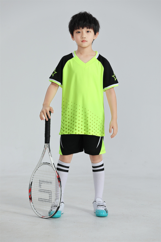 Unisex dječji futbalski trening set, 100% poliester, za ljeto/proljeće/jesen, pogodan i za druge loptaške sportove