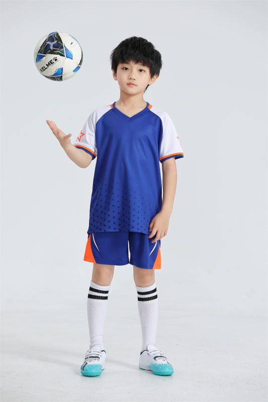 Unisex dječji futbalski trening set, 100% poliester, za ljeto/proljeće/jesen, pogodan i za druge loptaške sportove