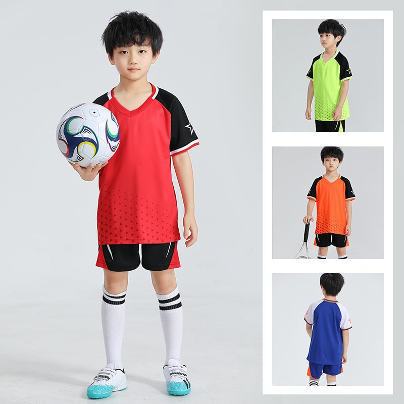 Unisex dječji futbalski trening set, 100% poliester, za ljeto/proljeće/jesen, pogodan i za druge loptaške sportove