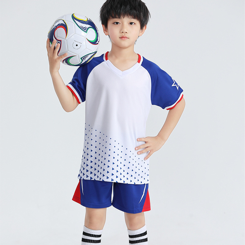 Unisex dječji futbalski trening set, 100% poliester, za ljeto/proljeće/jesen, pogodan i za druge loptaške sportove