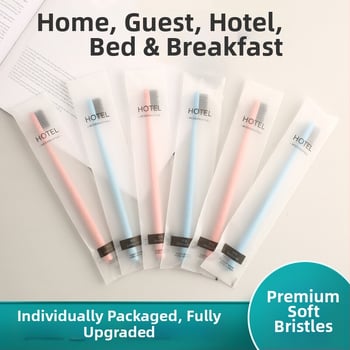 Еднократна четка за зъби с меки четина и бамбуков въглен за възрастни; биоразградима, дизайн 69850.