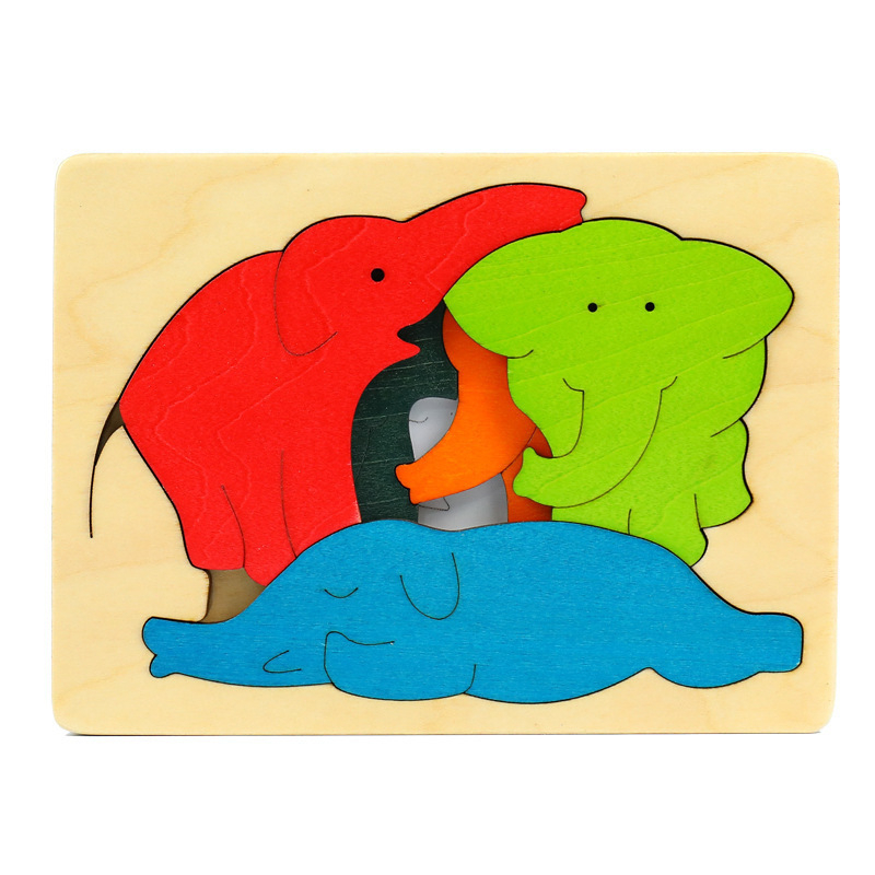 Puzzle tridimensional din lemn, design în mai multe straturi, pentru copii între 4 și 6 ani, greutate 1 kg, personalizare DIY disponibilă