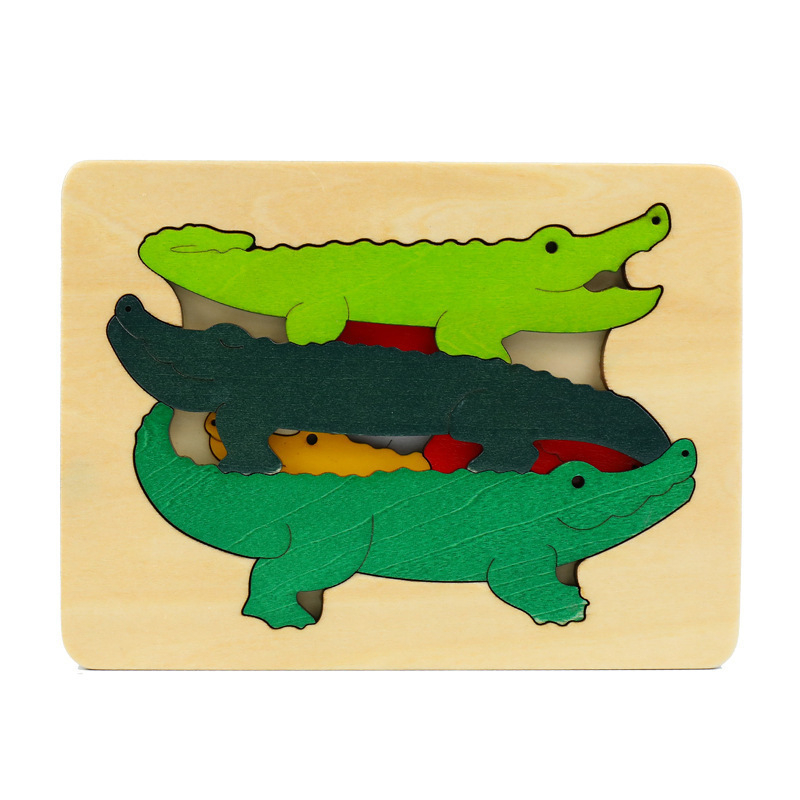 Puzzle tridimensional din lemn, design în mai multe straturi, pentru copii între 4 și 6 ani, greutate 1 kg, personalizare DIY disponibilă