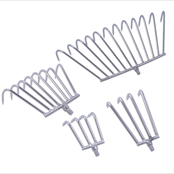 Racla de pescuit din oțel inoxidabil, telescopic pentru curățarea plantelor acvatice, 3–5 secțiuni, lungime reglabilă, greutate 1–4 jin