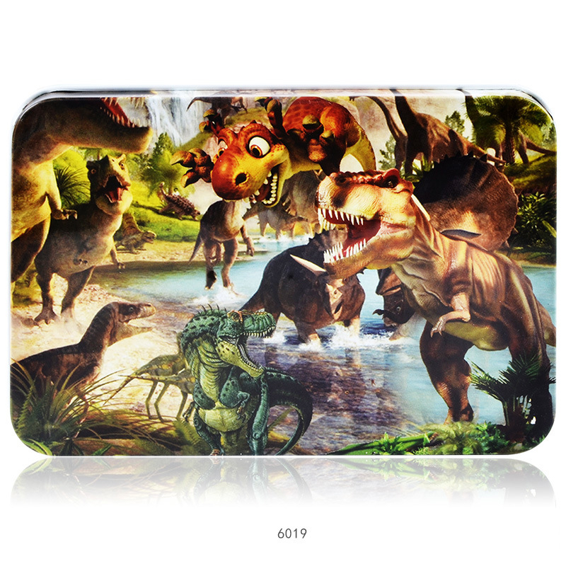 Fa repülőgép-puzzle 100 darabos, fémdobozban, 4–6 éveseknek, testreszabható dizájn