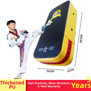 Aibijian Țintă pentru picior Taekwondo – Țintă cu sunet în două foi, PU, stil vertical, 2 kg