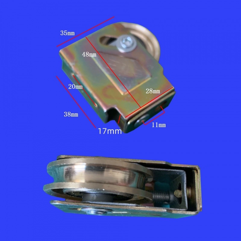 Ležaj kotača za klizna vrata s nylonskim kotačićem, model Baitaxuan 73, debljina zida 1 mm, stil Novi kineski