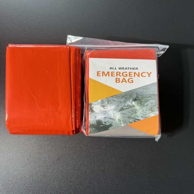 Kültéri sürgősségi hálózsák PE anyaggal, túlélési eszközök, modell 03