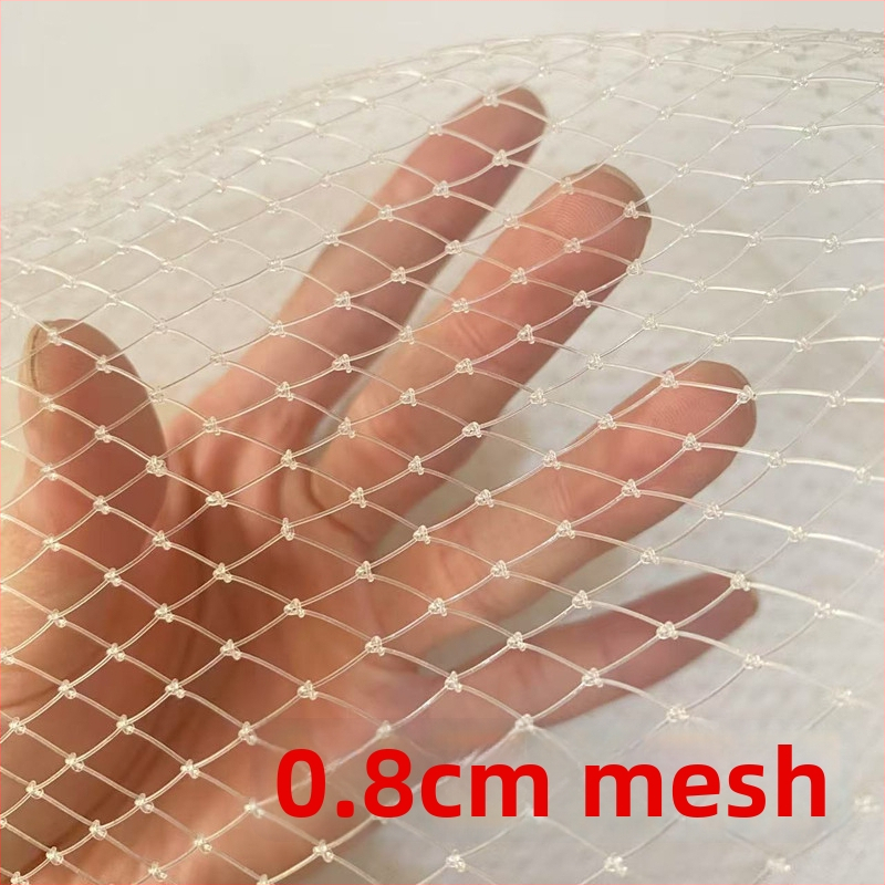 Rybárska pristávacia sieť, ručne tkaná nylonová sieť s 1 cm očkami, hlboký dizajn, proti háčiku