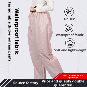 Pantaloni de ploaie pentru adulți, stil coreean, țesătură EVA 0,11 mm, impermeabili
