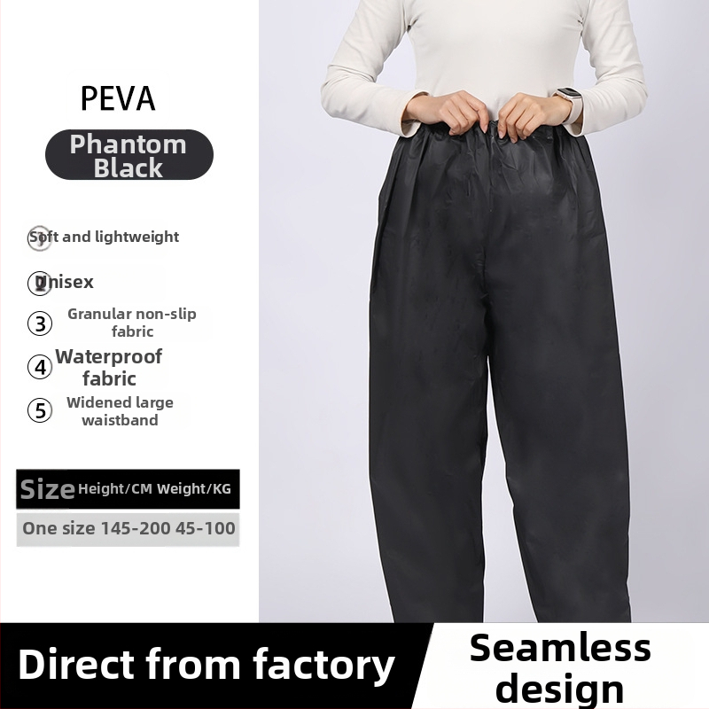 Pantaloni de ploaie pentru adulți, stil coreean, țesătură EVA 0,11 mm, impermeabili