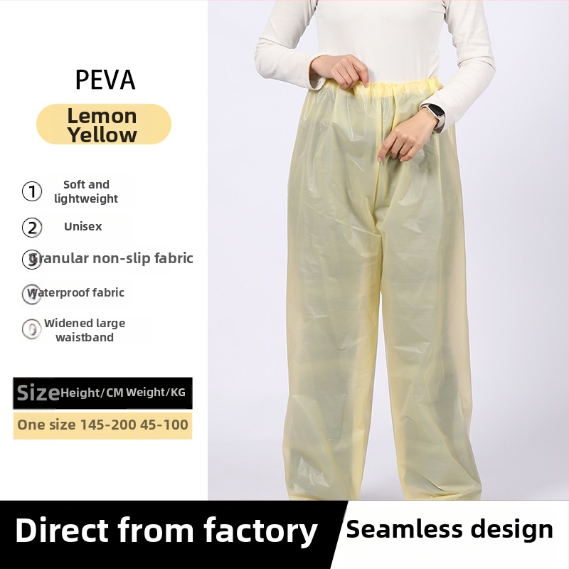 Pantaloni de ploaie pentru adulți, stil coreean, țesătură EVA 0,11 mm, impermeabili