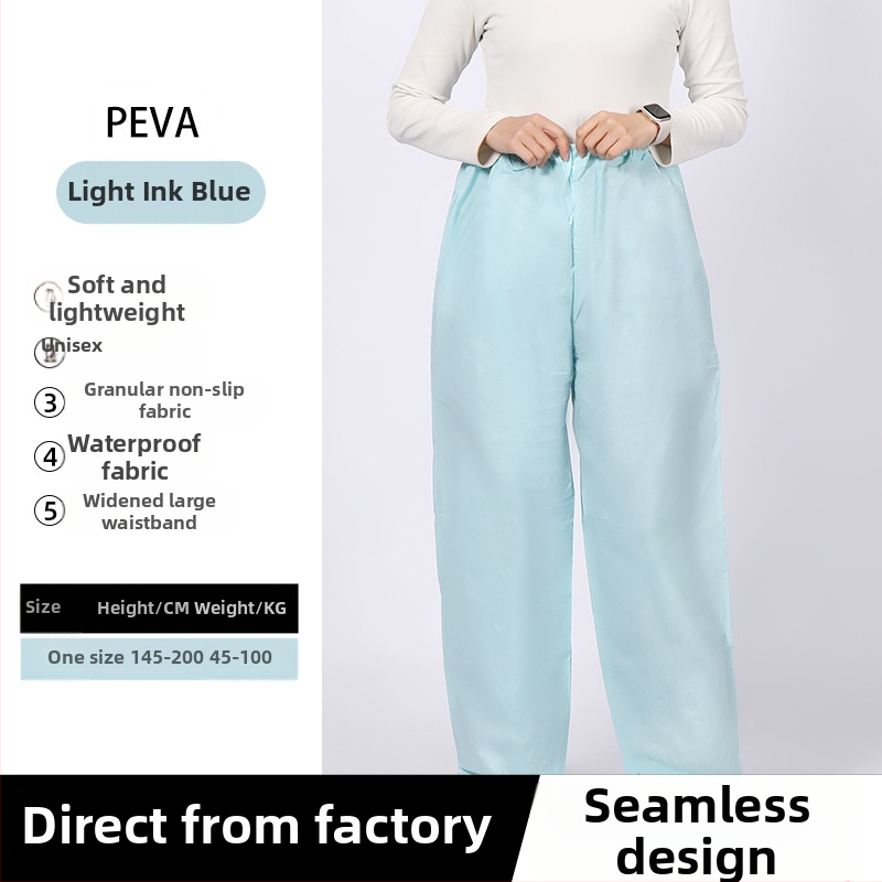 Pantaloni de ploaie pentru adulți, stil coreean, țesătură EVA 0,11 mm, impermeabili