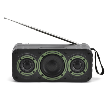 Bluetooth zvučnik na solarno punjenje s ugrađenom baterijom – 5W, Bluetooth 5.3, 1200–2000mAh, 100 Hz–20 kHz, domet 10 m