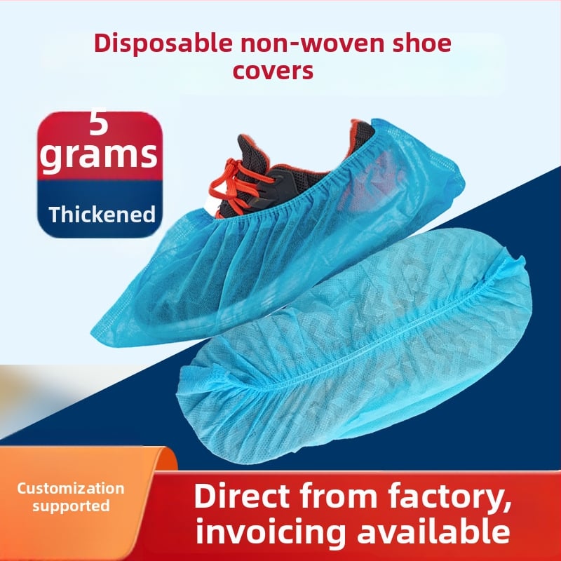 Κάλυμματα μίας χρήσης για παπούτσια, από αναπνεύσιμο μη υφασμένο ύφασμα, παχυμένα, κατάλληλα για όλα τα παπούτσια, προστασία από σκόνη