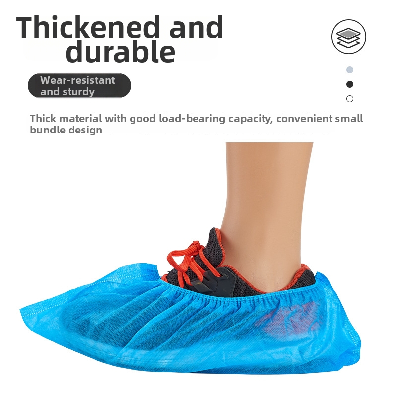 Κάλυμματα μίας χρήσης για παπούτσια, από αναπνεύσιμο μη υφασμένο ύφασμα, παχυμένα, κατάλληλα για όλα τα παπούτσια, προστασία από σκόνη