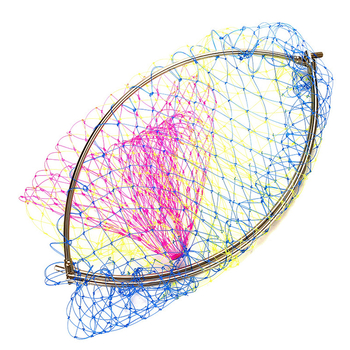Стоманен сгъваем главен елемент за риболовна мрежа с голямо око